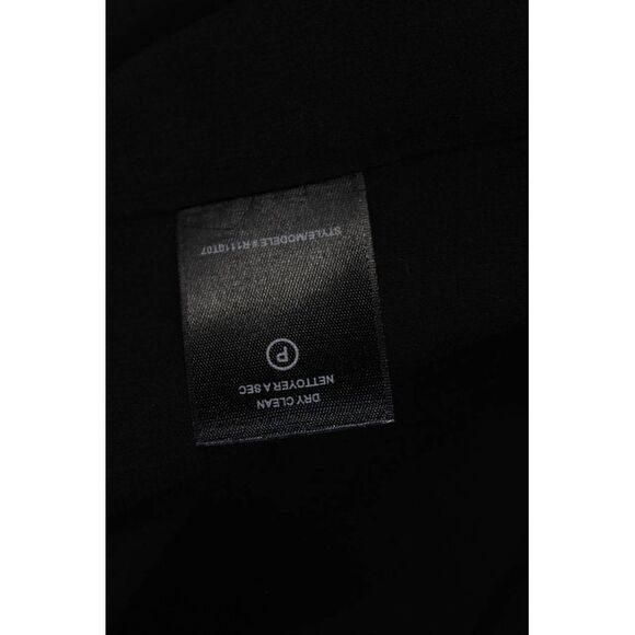 Robert Rodriguez Womens Silk Chiffon V-Neck Tied Shoulder Blouse Black Size XS - Picture 5 of 6